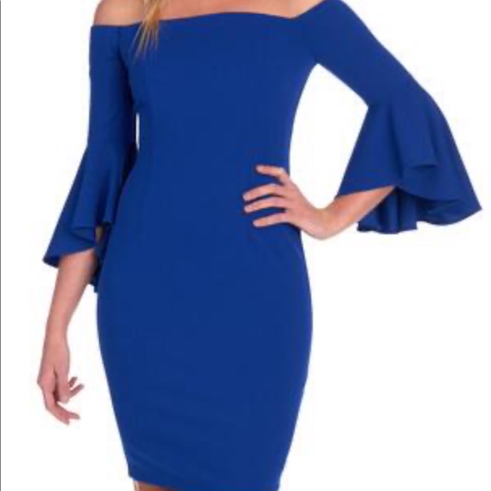 Bell Sleeve Cocktail Dress